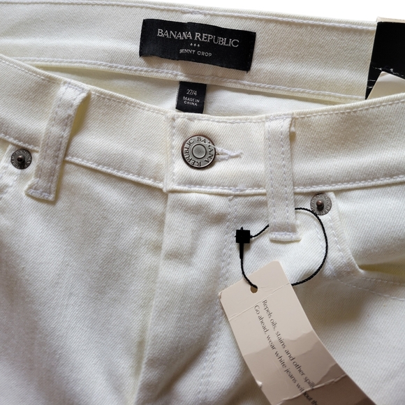 Banana Republic Classic White Women's Jeans - Picture 3 of 8